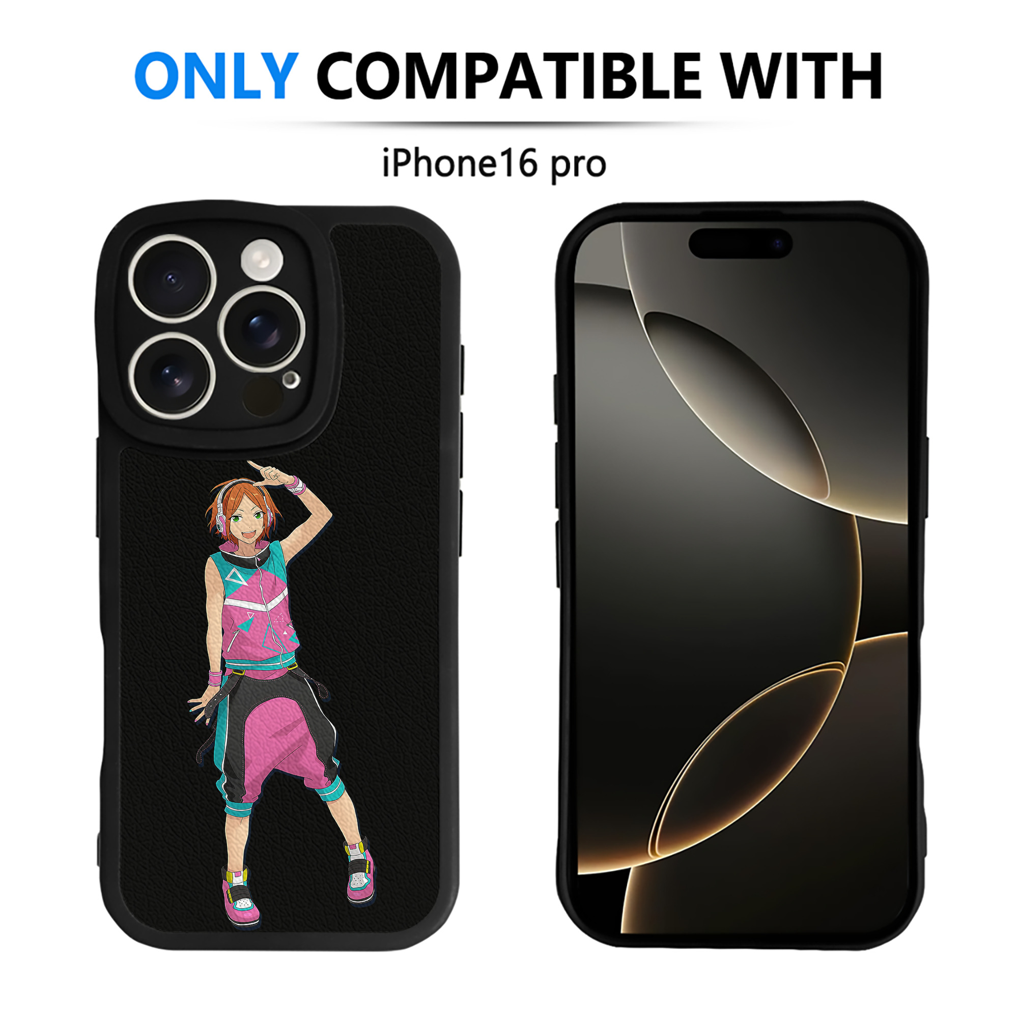 （画像用） あんさんぶるスターズ! Ensemble Stars 【iPhone 16シリーズ対応】シリコンスマホケース（レザー調） 材質：シリコン